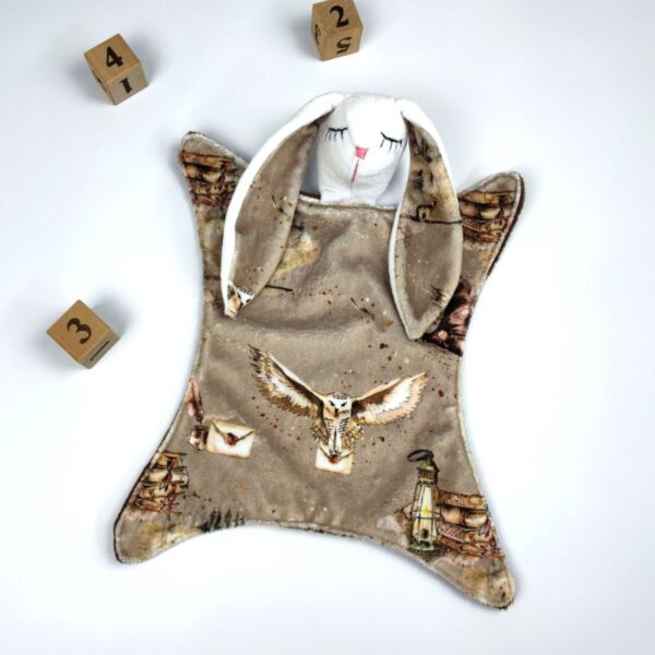 wizard owl brown bunny comforter