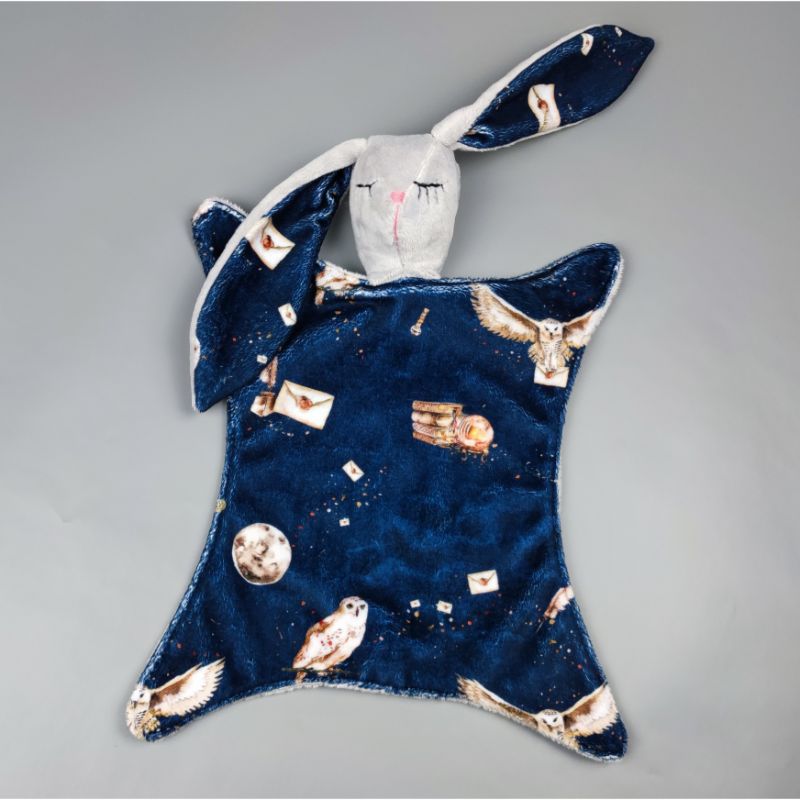 baby wizard owl blue
