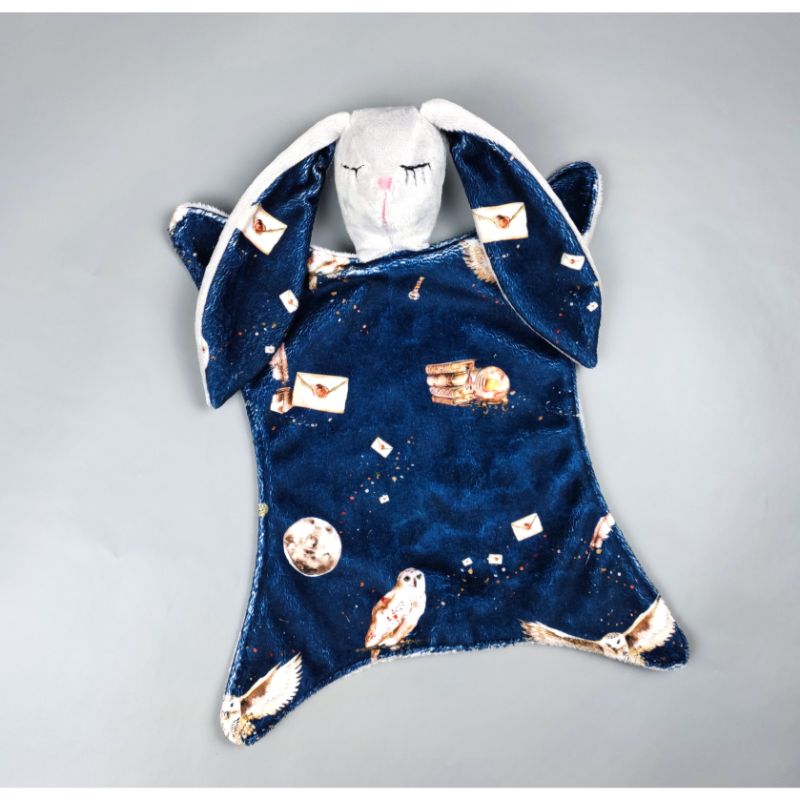 Wizard Owl Blue Bunny Comforter - Image 3