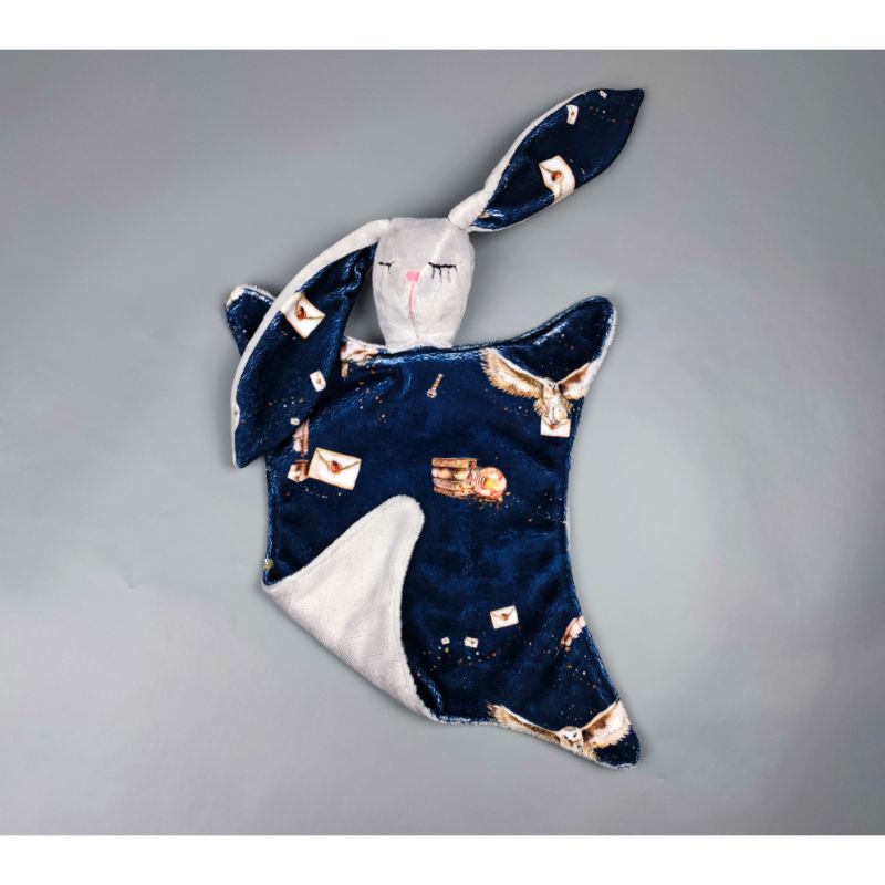 Wizard Owl Blue Bunny Comforter - Image 2