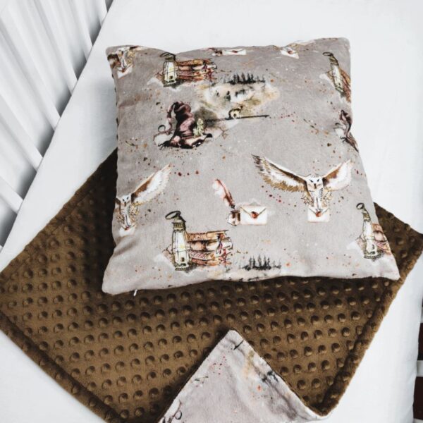 Personalized Wizard Owl Pillow cover