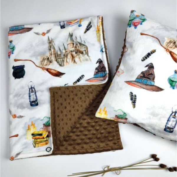 little wizard minky pillow cover