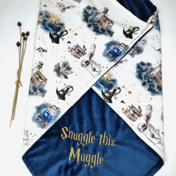 personalized wizard blanket