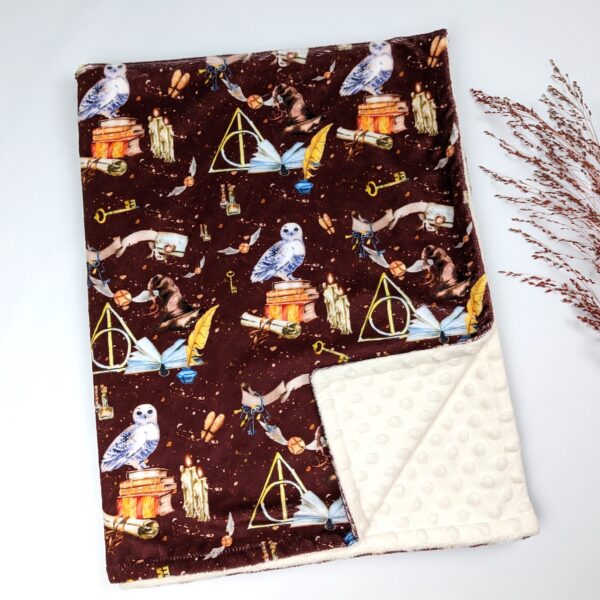Personalized Wizard Girl Blanket