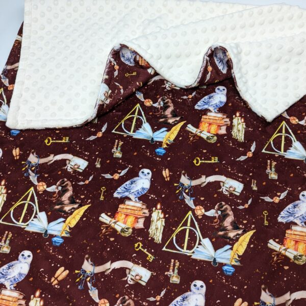 personalized harry wizard blanket