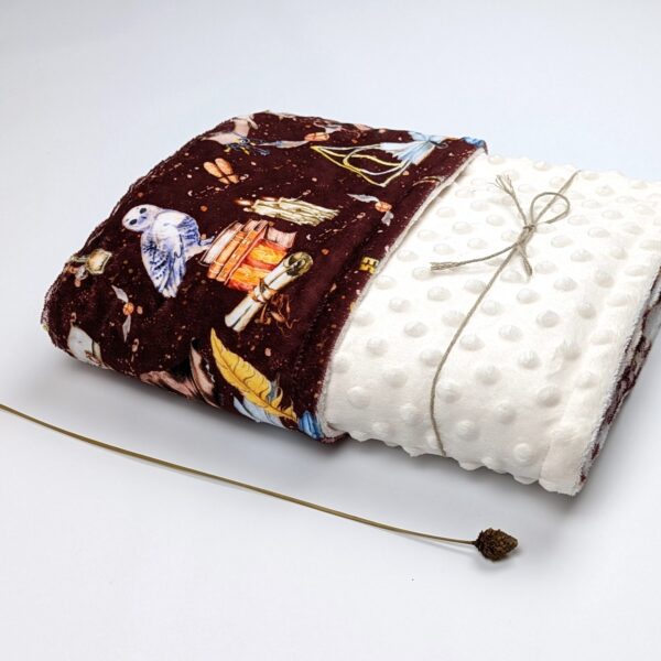personalized baby wizard blanket