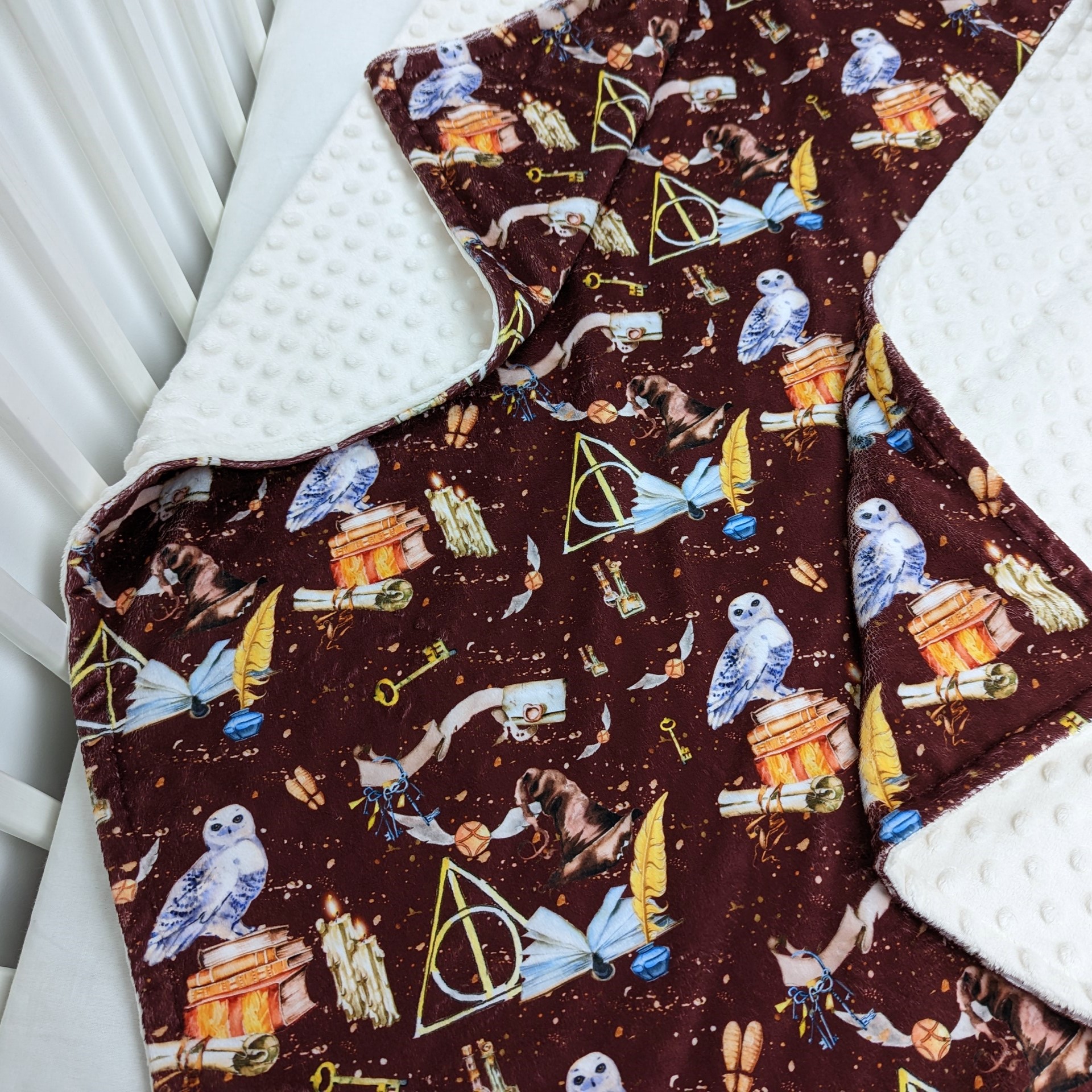 magic owl minky blanket