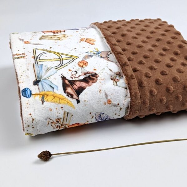 wizard brown minky blankt