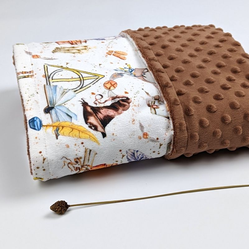 wizard brown minky blankt