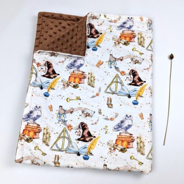 little wizard blanket brown