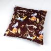 magic wizard owl burgundy pillowcase