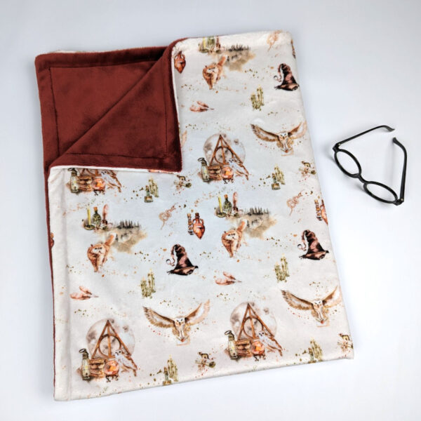 Deathly hallow minky blanket