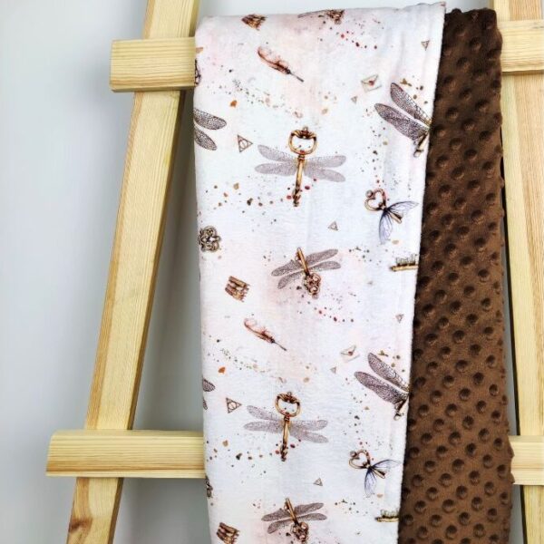 keys with wings minky blanket