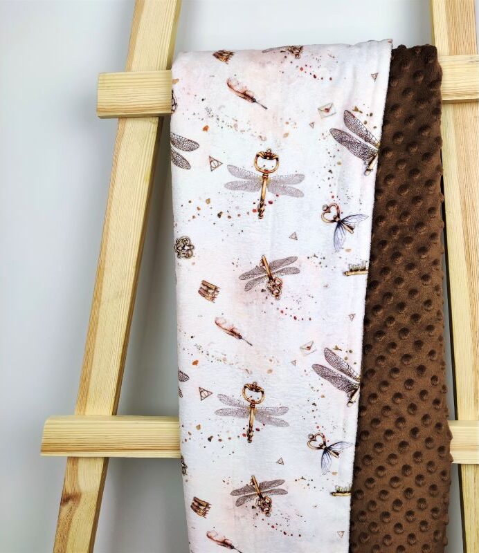keys with wings minky blanket