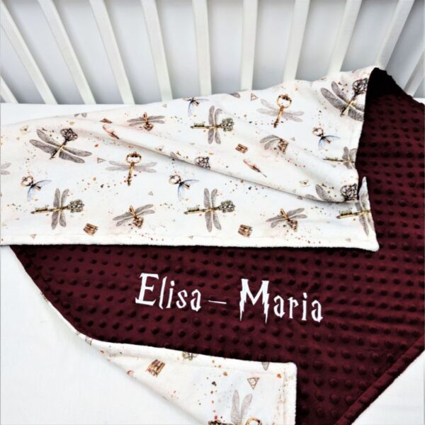 winged keys soft minky blanket