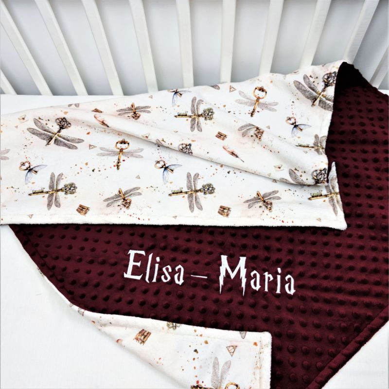 winged keys soft minky blanket