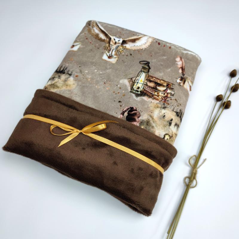 white hp owl blanket