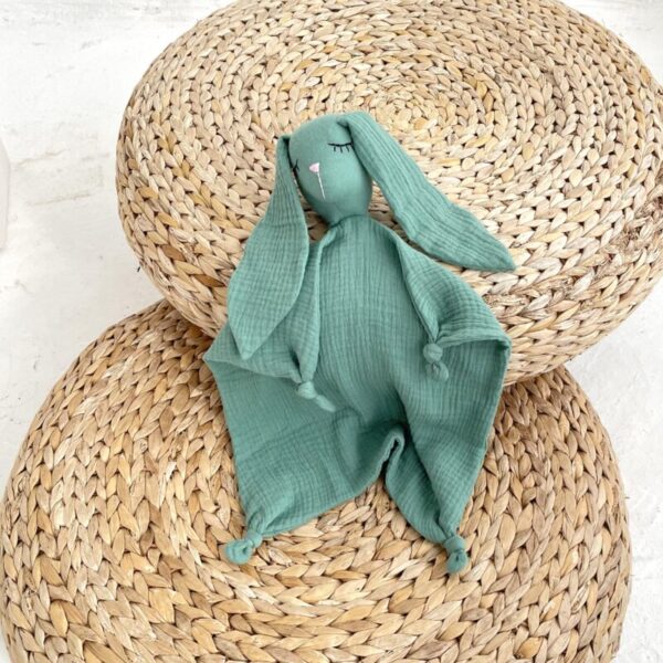 personalized double gauze bunny comforter