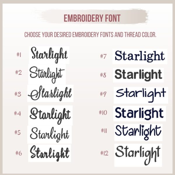 embroidery font style