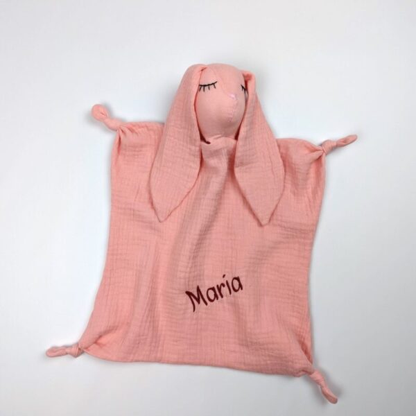 muslin bunny comforter