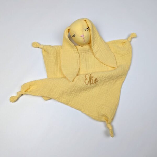 personalized bunny comforter
