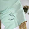 personalized muslin baby blanket