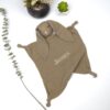 personalized muslin sleeping toy