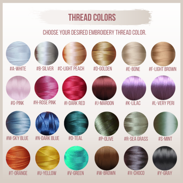 embroidery thread colors