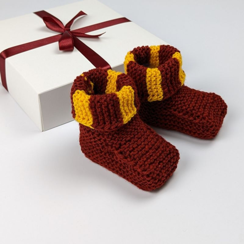 wizard baby booties