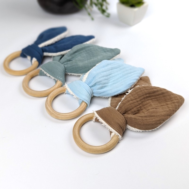 Double Gauze Baby Gift Set Baby Blue - Image 4