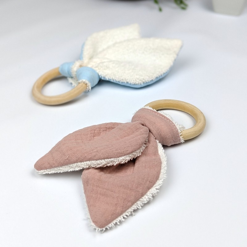 Organic Baby Teether Pink - Image 5