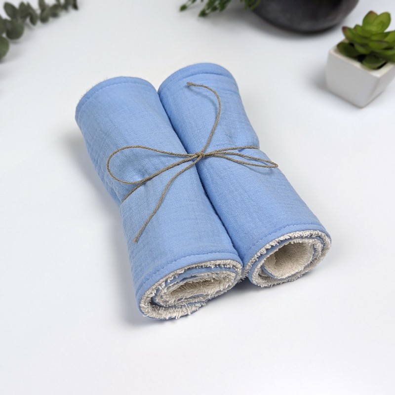 Double Gauze Baby Gift Set Baby Blue - Image 2