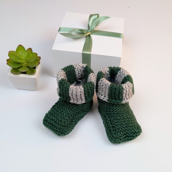 little wizard baby booties gift box