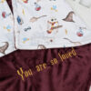 personalized hp baby blanket