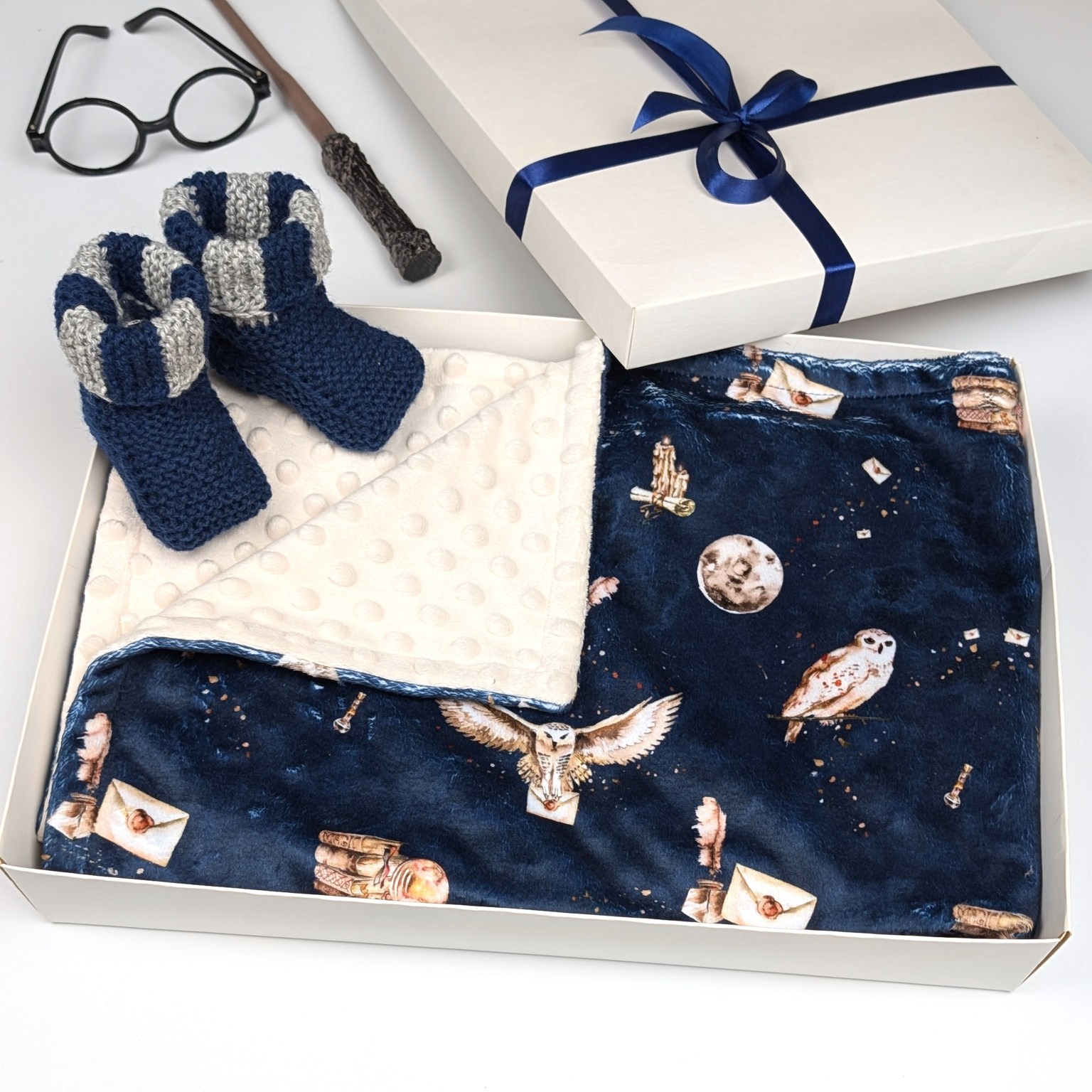 wizard owl gift set