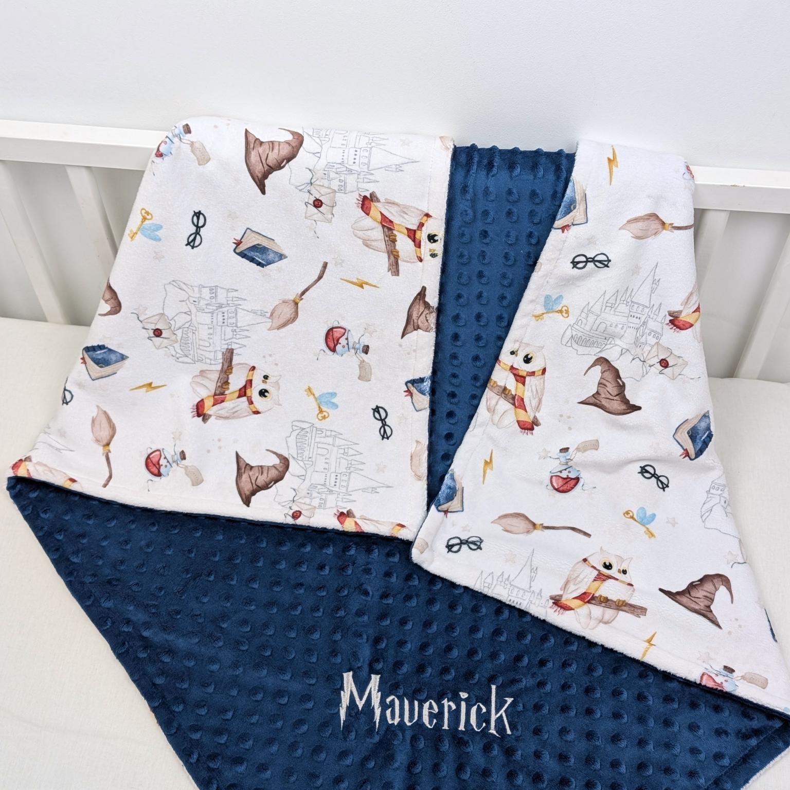 wisdom book minky blanket