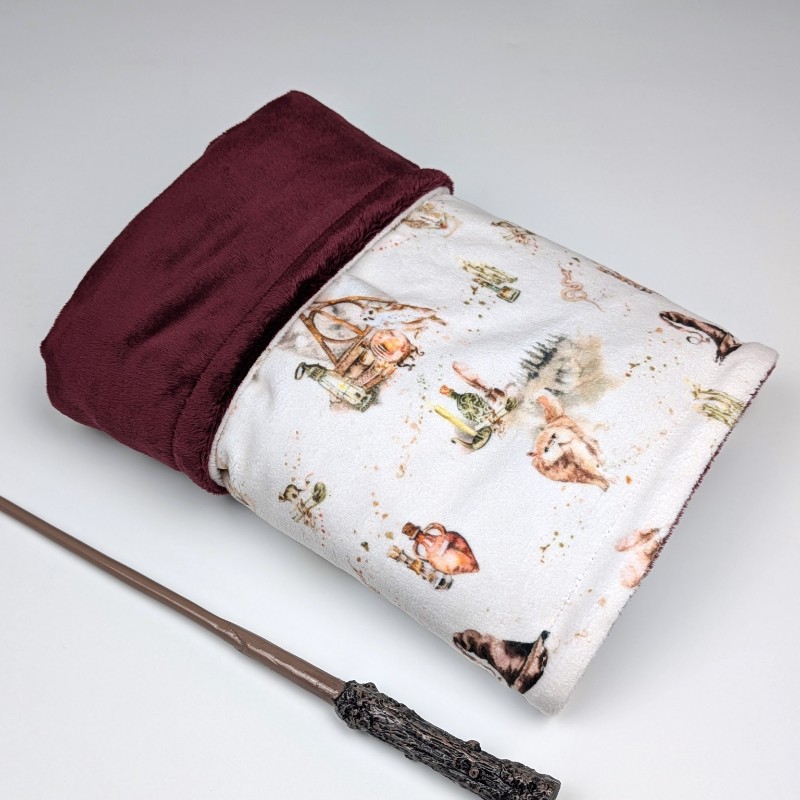 Wizard Owl minky blanket