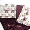 personalized wizarding mail blanket