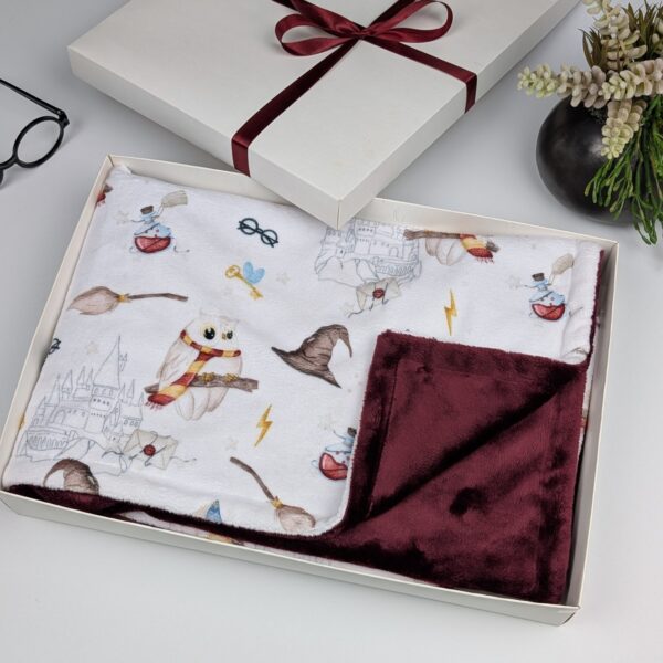 wizard owl baby blanket