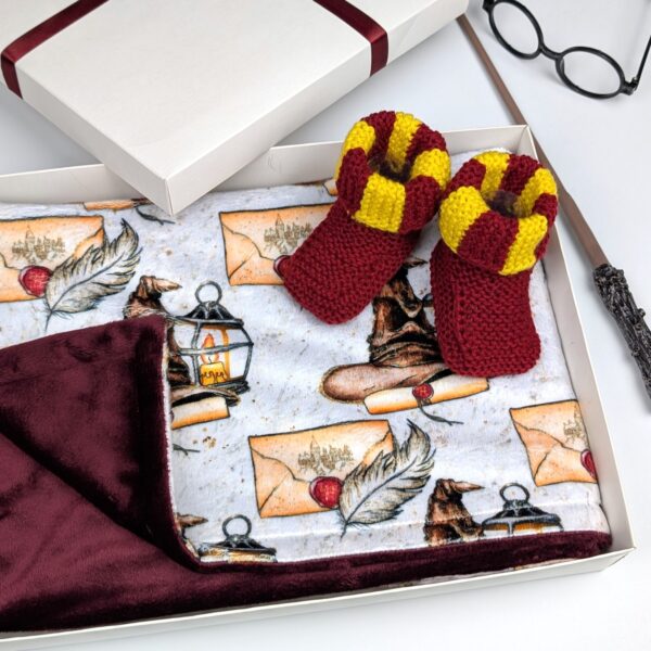 wizard lantern blanket gift set