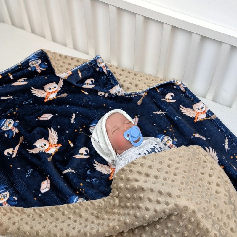 little wizard blanket blue