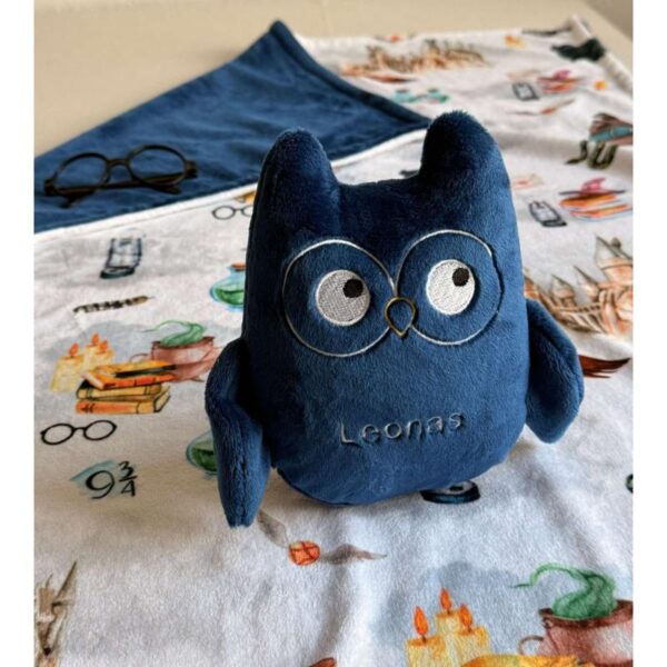 perrsonalized wizard owl toy