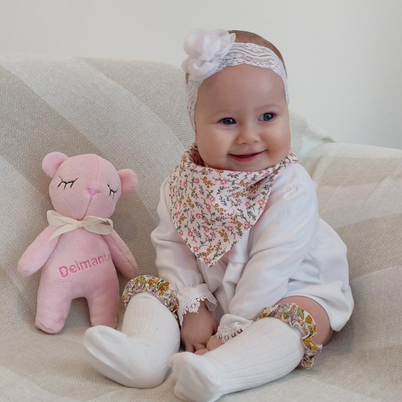 Pink Personalized Bear Toy - Image 4