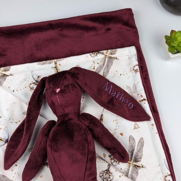 Sleeping Head Personalized Bunny