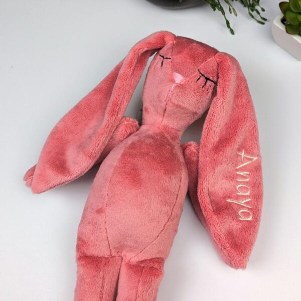 handmade minky bunny toy