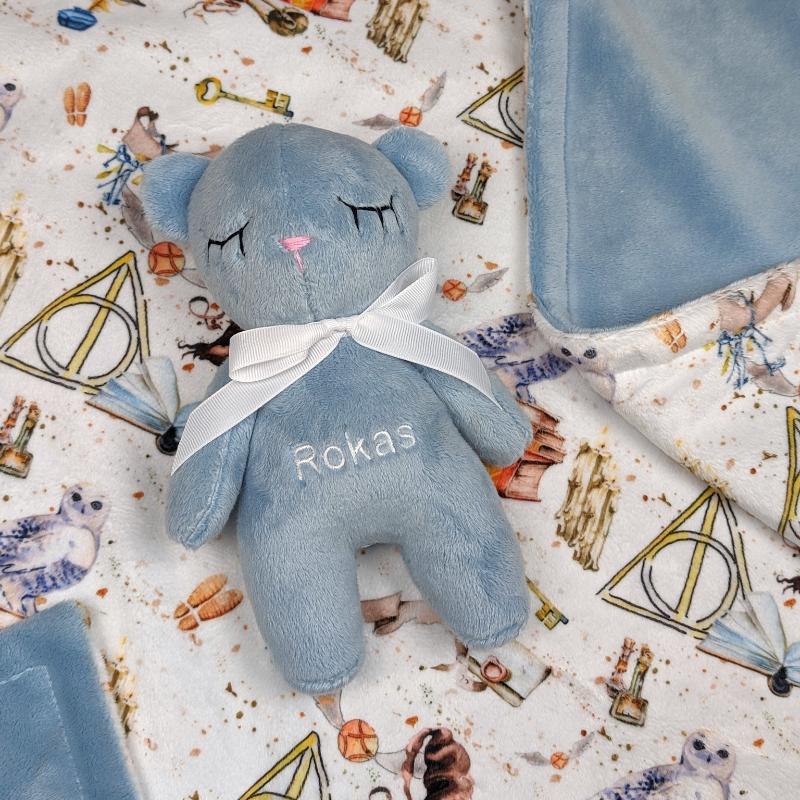 Pink Personalized Bear Toy - Image 2
