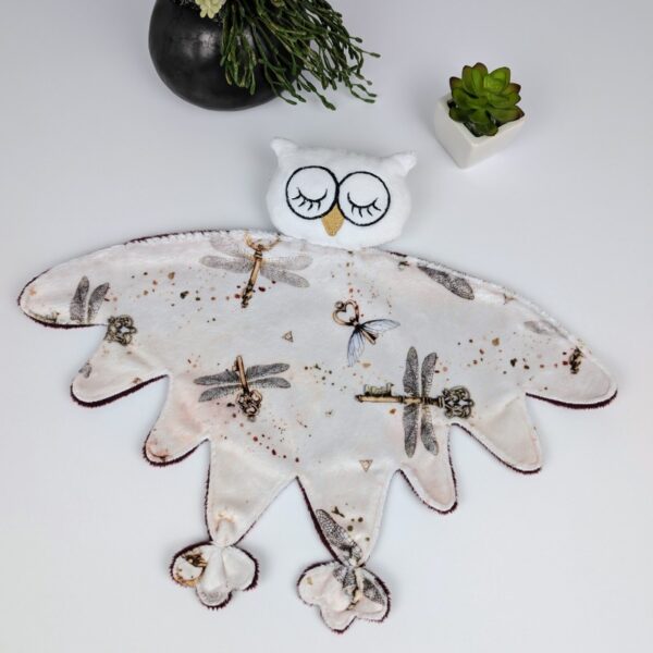 keys with wings owl soft toy