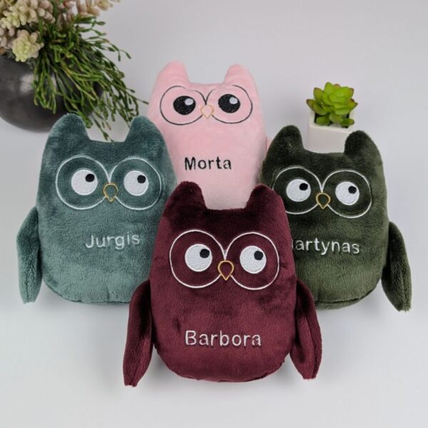 handmade personalized owl