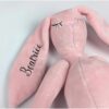 personalized bunny pink
