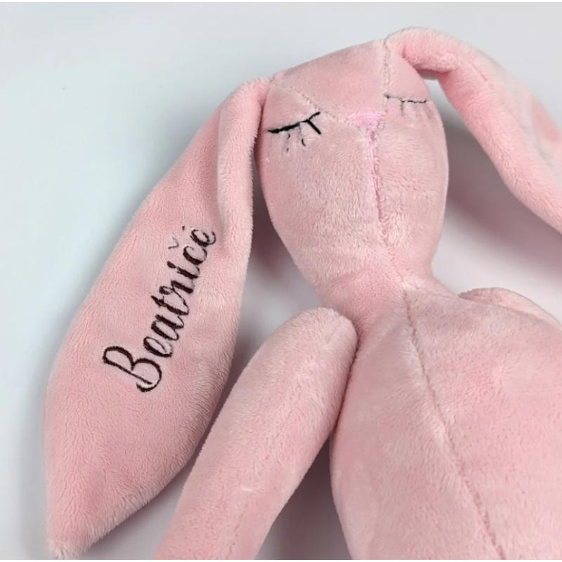 personalized bunny pink